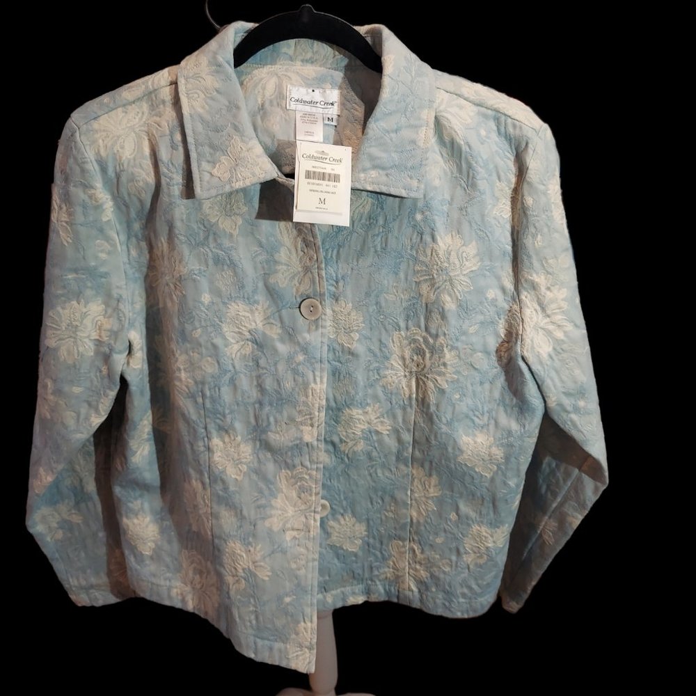 Coldwater Creek Spring Bloom Jacket Women's Size M NWT